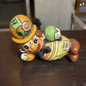 Colorful Clown Figurine